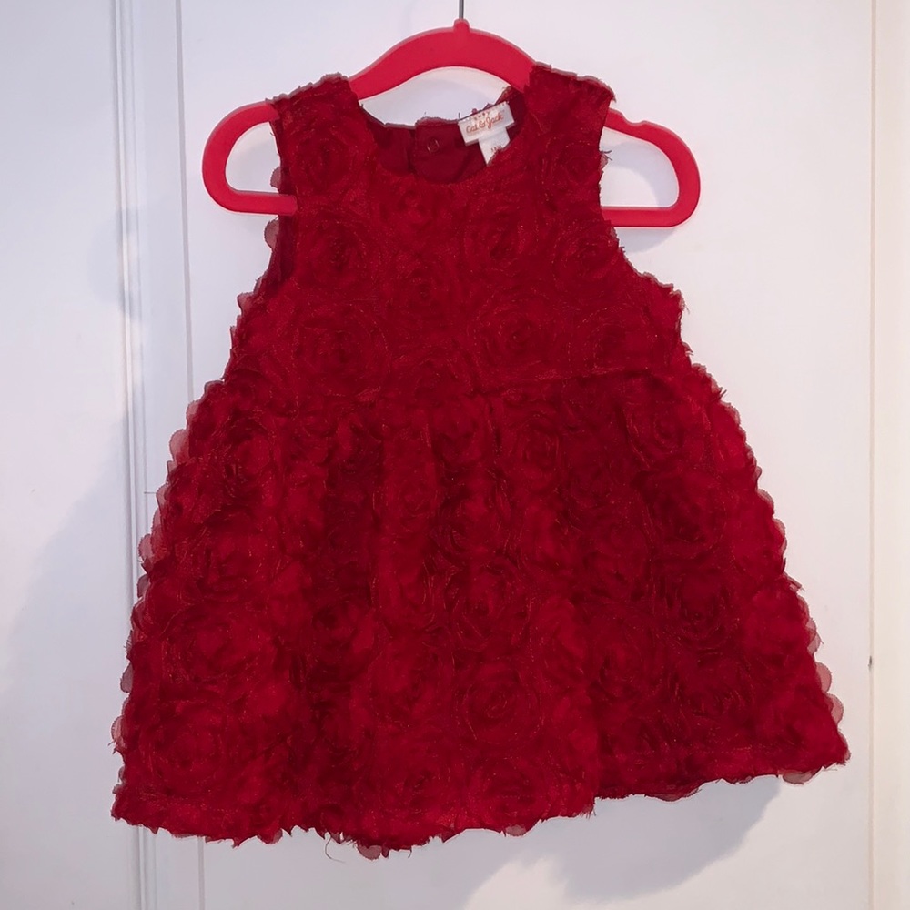 Red Christmas dress size 18 months